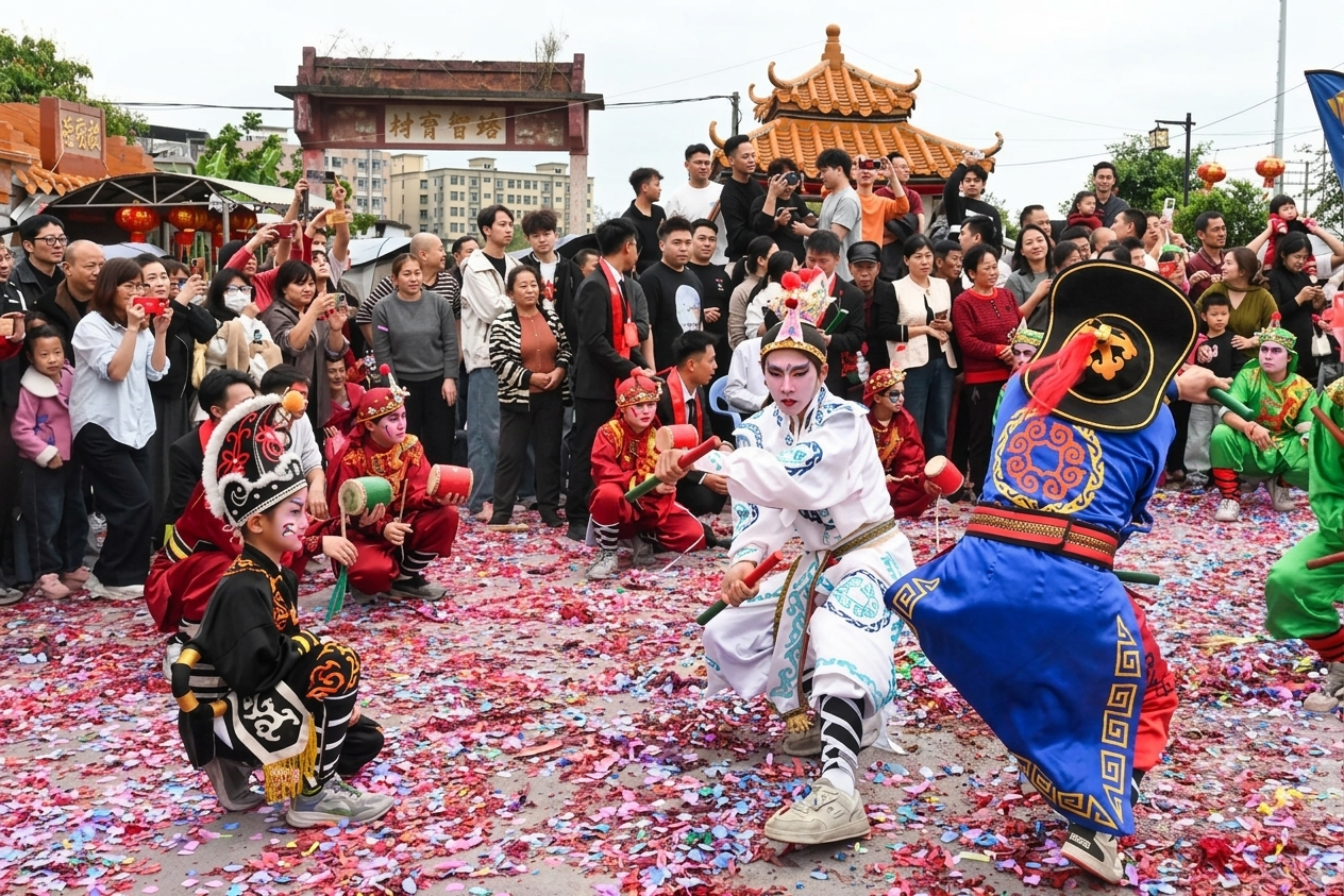 乡村祭祀巡游